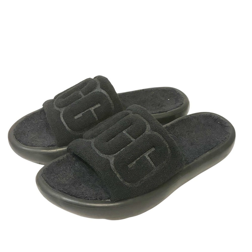 UGG Size 6 Mini Slide Black‎ Womens Flip Flops Sliders Sandals